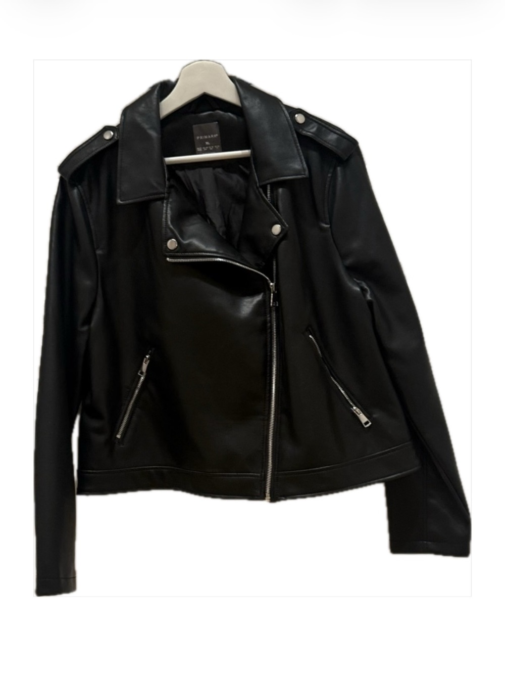 Black Faux Leather Jacket